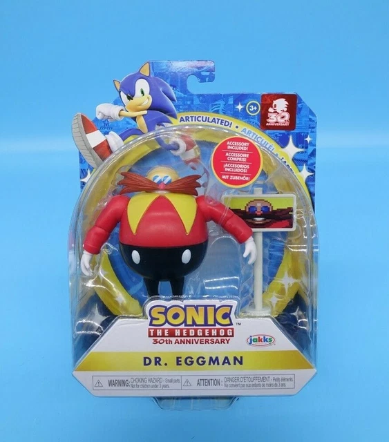 Dr. Eggman Actionfigur Aus Sonic – Bewegliche 6-cm-Minifigur Mit 7 Gelenken