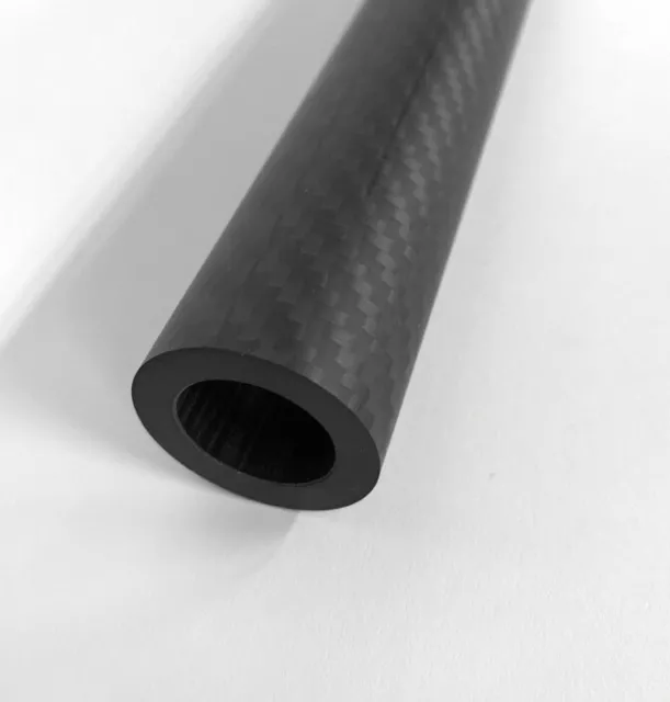 Carbonrohr 5 x 3 x 1000mm CFK-Rohr / Kohlefaser Rundrohr