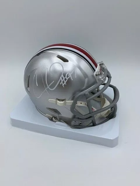 Cam Heward Signed Ohio State Speed Mini Helmet COA Hologram