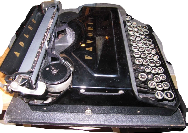 ADLER Favorit Schreibmaschine Herstellung vor1937