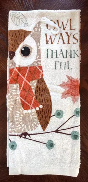 Toalla de cocina Mainstays Owl Ways Thankful
