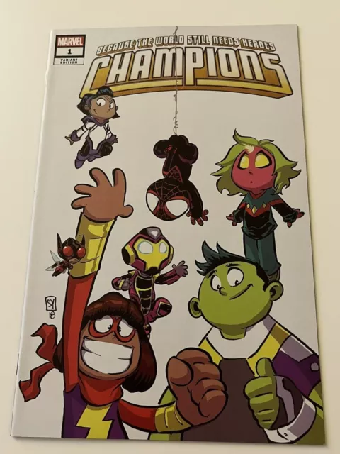 Champions #1 Skottie Young Baby Variant Cover Marvel Comics