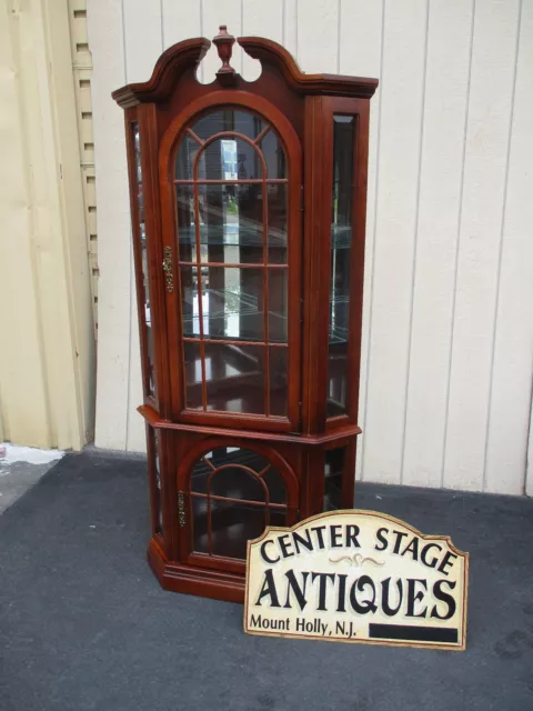 00001 Pulaski Furniture Corner China Cabinet Curio 00001 Pulaski Furniture Corner China Cabinet Curio