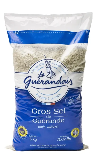 Gros de Sel - Meersalz grob | Le Guerandais | 5000g | Nicht für Salzmühlen