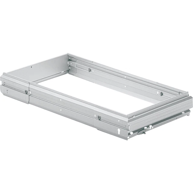 HETTICH Systema Top 2000 Hängeregistratur-Rahmen 700-872 / 400 mm Alu-Finish