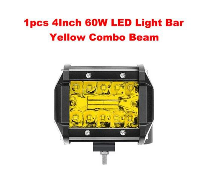 SXMA Luci da lavoro a LED da 40W con lampade a LED con cablaggio e supporto per staffa per lampada Jee p JK 07-17 Wrangler J325 (1 set