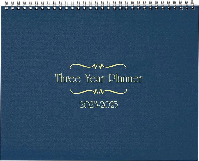 3 YEAR CALENDAR Diary 20232025 Blue 48.00 PicClick