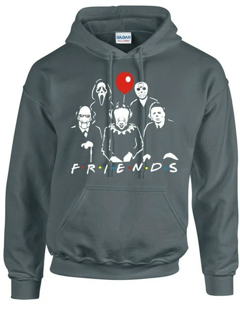 Divertente Horror " Spaventosa Friends " Felpa con Cappuccio