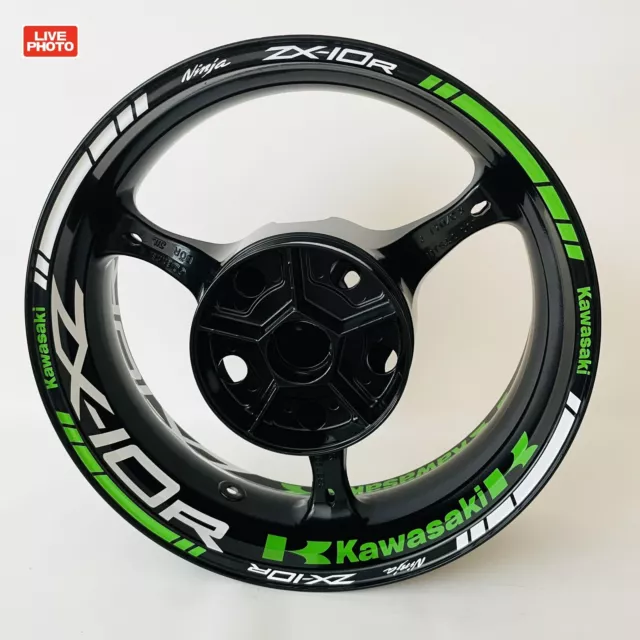 Motorcycle Wheel Sticker Hub Decal For Kawasaki Ninja ZX-10R