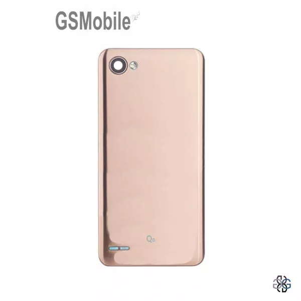 Rabat Arrière Batterie Lentille Cover Objectifs Doré Cuivre LG Q6 M700