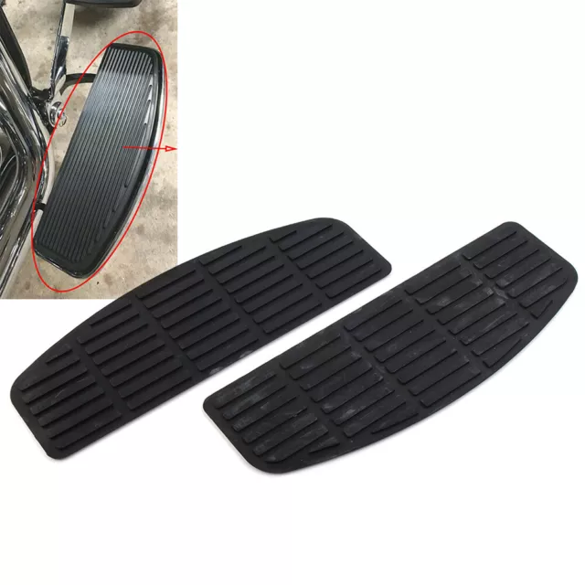 Driver Footboards Pad Protector Rubber For Harley Davidson Touring Road King UK