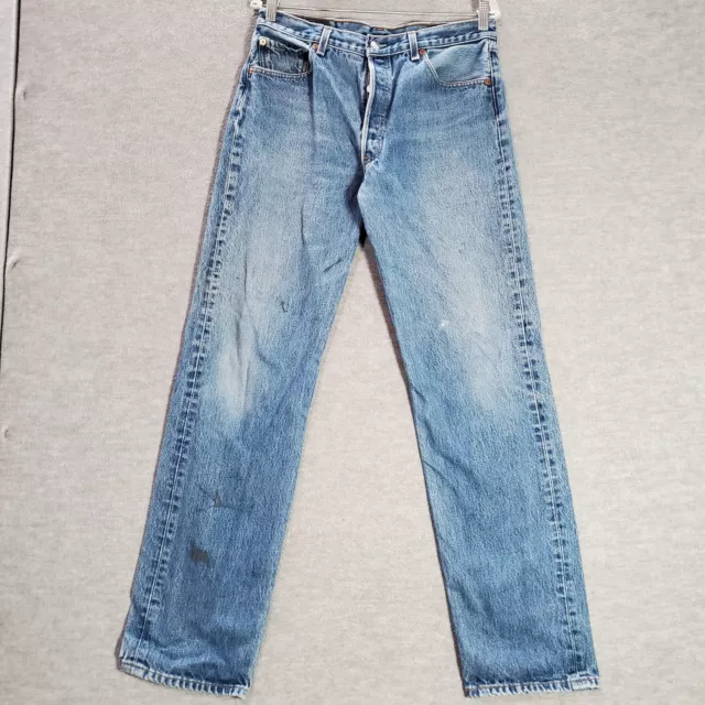 VINTAGE LEVI'S 501 Men Jeans 34x34 Denim Original Fit Straight Button ...