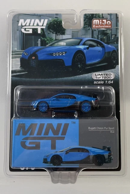 Mini GT 1:64 Bugatti Chiron Puro Sport – Bianco, Edizione Limitata #569