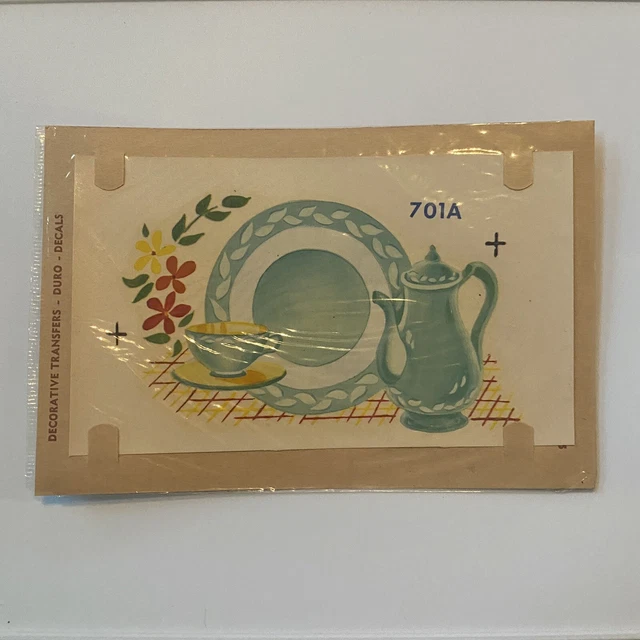 Calcomanía de platos de comedor Duro 701A de colección mesa de cocina picnic decoración transferencia