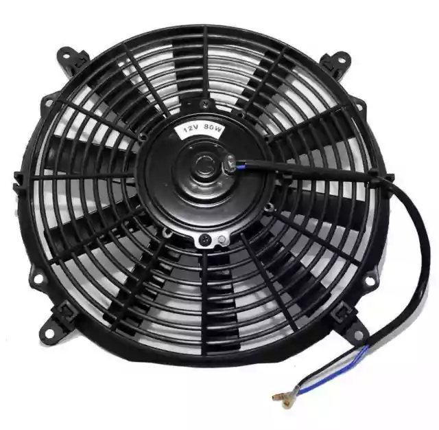 9" Universal Slim Line Radiator Fan 12V High Performance Car Engine Intercooler