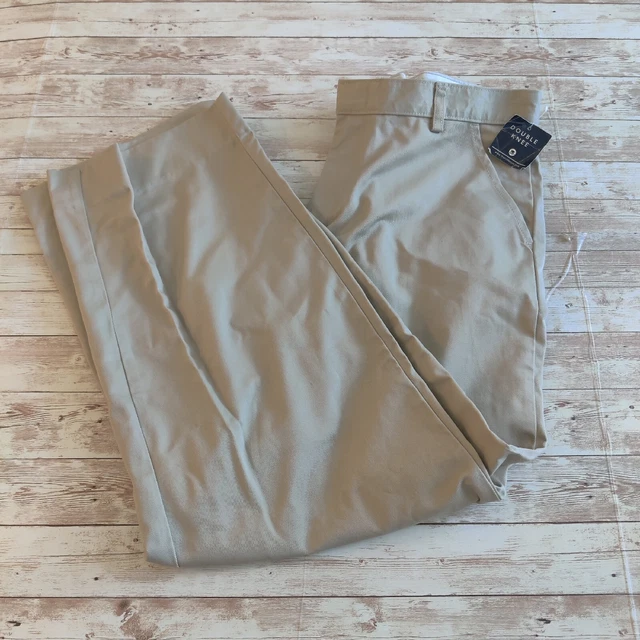 French toast khaki double knee school uniform pants size 20H 20 husky NWT
