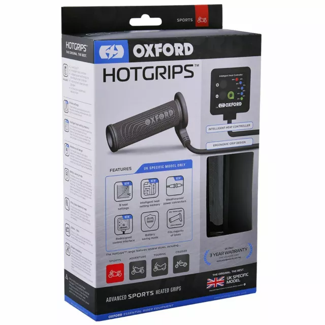 Motor Cycle Motor Bike Heated Grips Sports Oxford Hot Grips