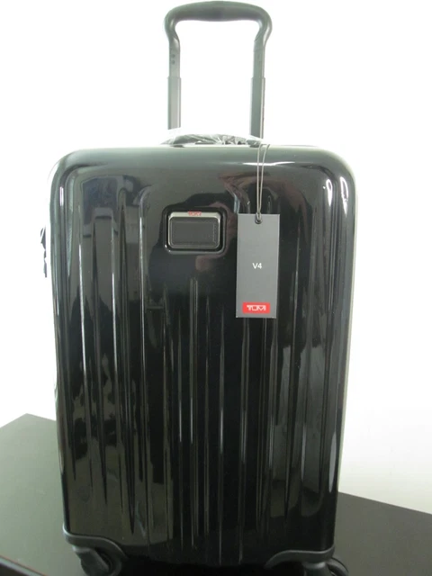 TUMI Luggage, Expandable Carry-On Spinner, V 4 Black, TSA Locking System, NWT