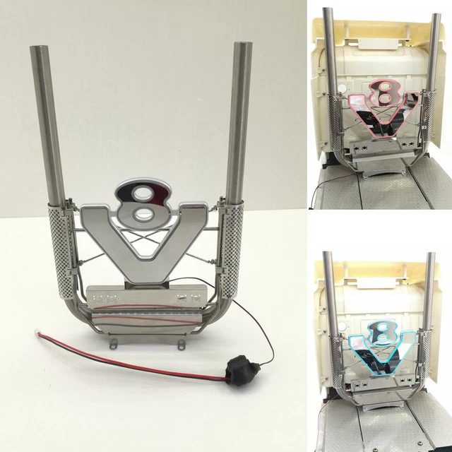 Crochet Arrière Métal Pour Camion RC 1/14 - Compatible Tamiya R620 R470 - Marque LESU