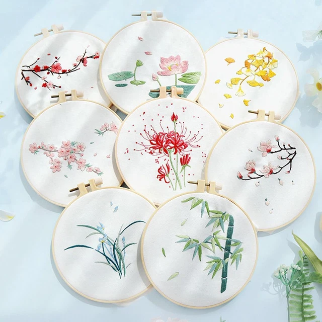 Artcraft Cerceau de broderie Broderie à main Point de croix Kit de broderie