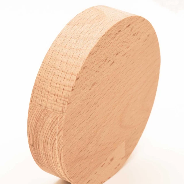 Buche Rund Scheibe Leimholz 18/27 mm - Basteln Platte Holz Zuschnitt nach Maß 3