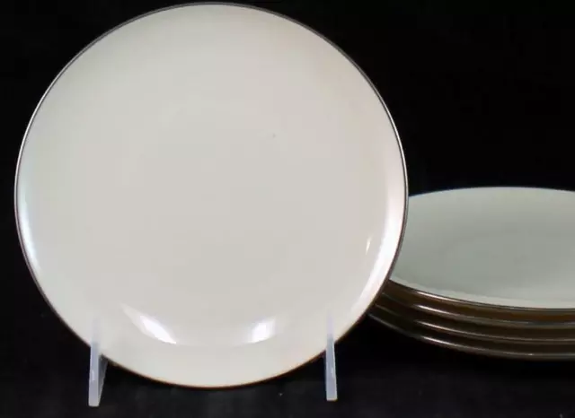 Lenox China OLYMPIA PLATINUM 5 Bread & Butter Plates X303P VERY GOOD CONDITION