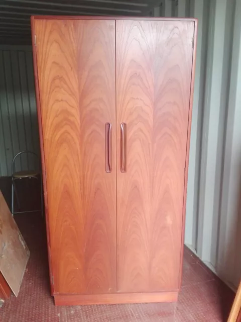 Vintage 1977 G-PLAN Wardrobe Double Doors Teak Mid Century