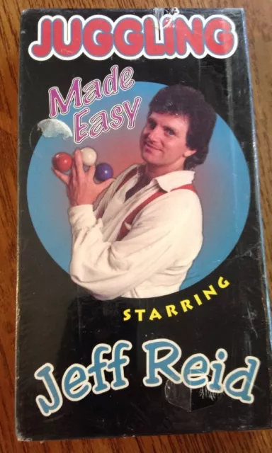Juggling Made Easy Starring Jeff Reid VHS 1998 NIB