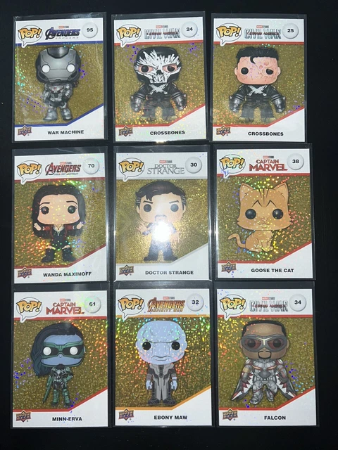 Funko Upper Deck Marvel Infinity Saga 9 Gold Glitter Spectrum Cards DR Strange