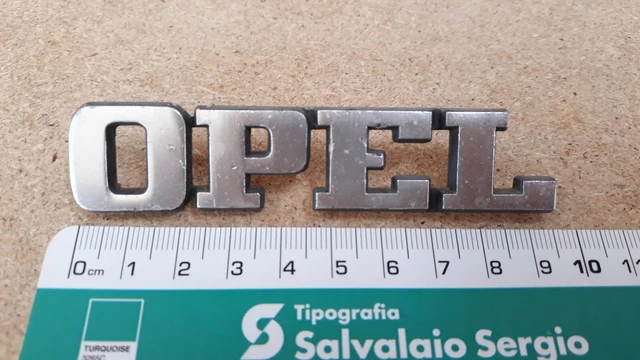 Set Adesivi Logo Opel 1909 - Scritta Vintage Retrò Per Auto D'epoca (o31) - Foto 3