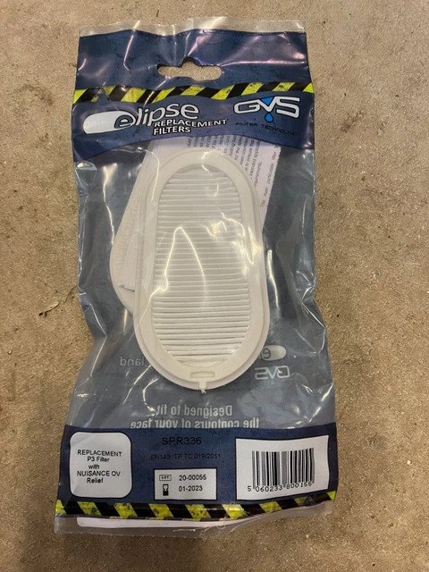 Gvs (Unimig) Elipse Replacement P3 Filters Spr336 - Pair (Two Filters)