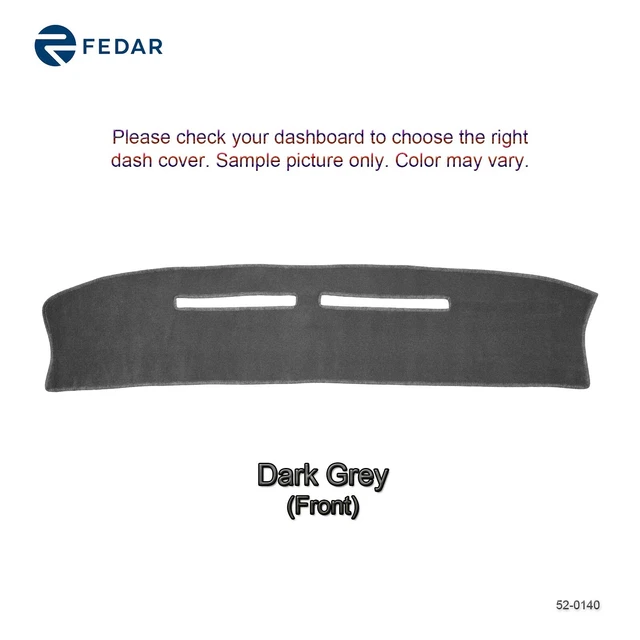 DARK GREY DASHBOARD Pad Mat Dash Cover For 87-91 Buick LeSabre Sedan