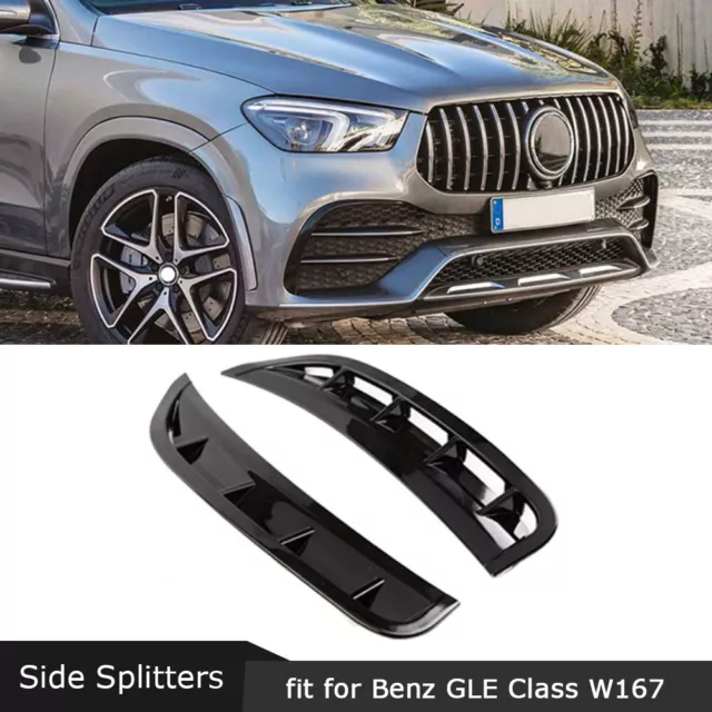 Front Bumper Spoiler Side Air Intake Cover für Benz GLE W167 GLE350 400 450 2020