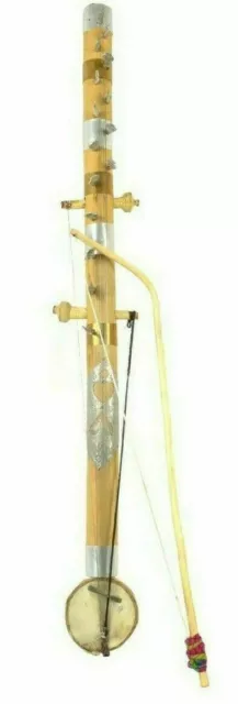 Folk Rajasthan Musical Violon Sarangi Ravanhatta Corde Instrument Ravanahatha
