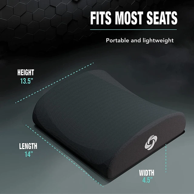 SAMSONITE - [OUR MOST COMFORTABLE] Lumbar Support Pillow For Office Chair and Ca 5