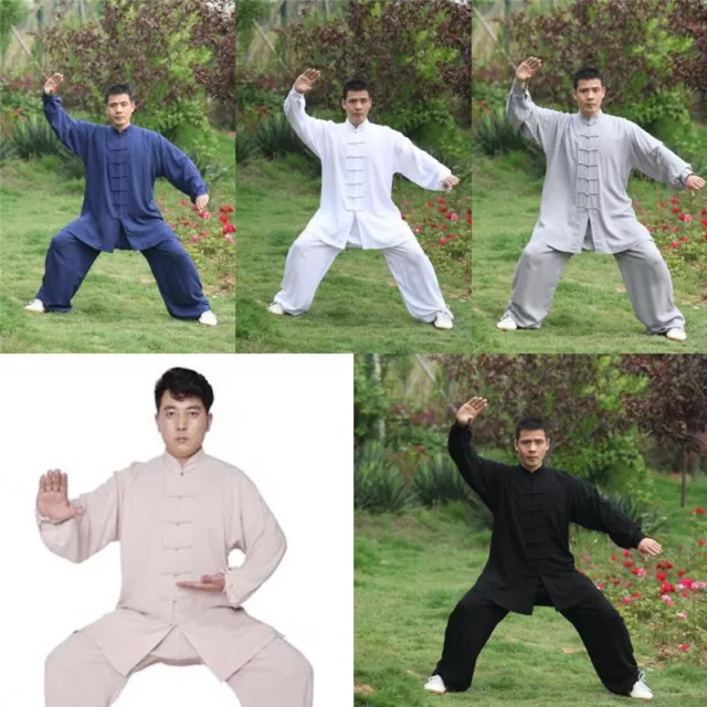 Hot Tai Chi Kung Fu Cotton Uniform Martial Arts Wushu Clothing Wing Chun Suit