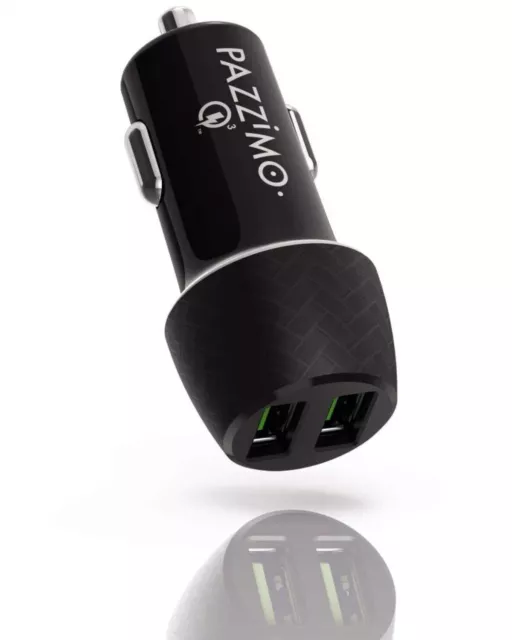Kfz Schnell-Ladegerät 6A QC 3.0 USB Adapter Lader für Samsung Huawei Sony Xiaomi