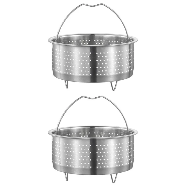 2 pz cesto a vapore cucina riso acciaio inox cesto a vapore piroscafo cibo