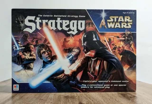 2002 Star Wars Stratego Strategy Battle Board Game MB Games Hasbro Complete