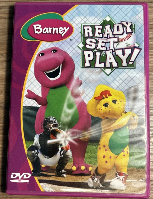 BARNEY READY SET Play (DVD 2004) Pre owned FREE Shipping In Canada