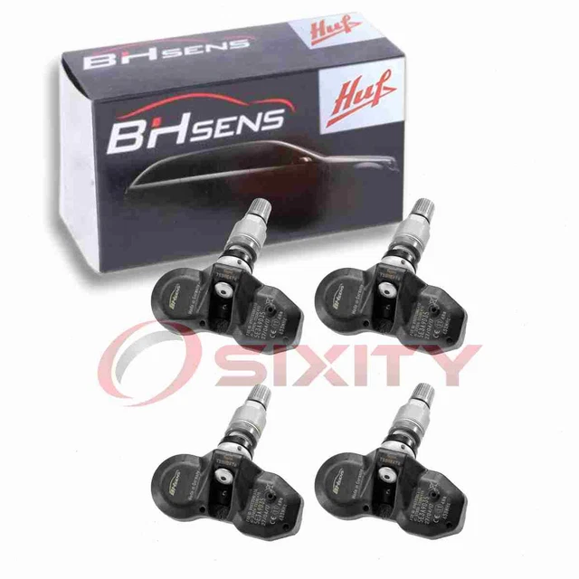 4 pc Huf TPMS Sensors for 2017-2019 Bentley Bentayga Tire Pressure ko