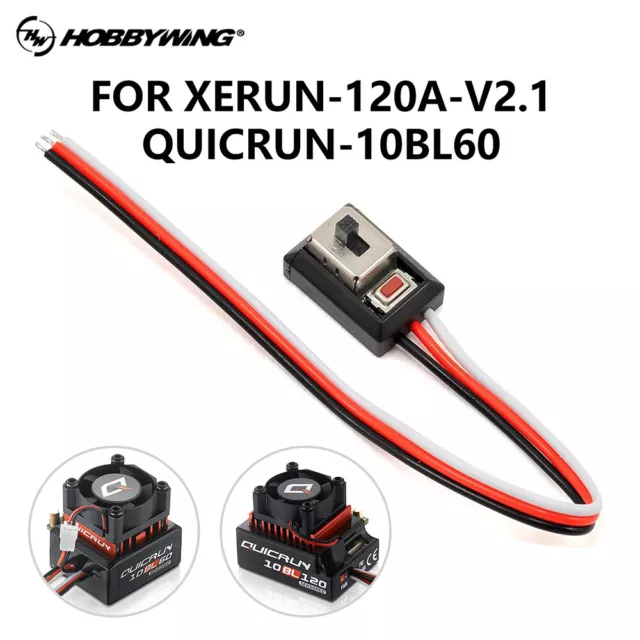 Hobbywing ESC Switch for QUICRUN 10BL60/10BL120 XERUN XR10 Justock 1/10 Car