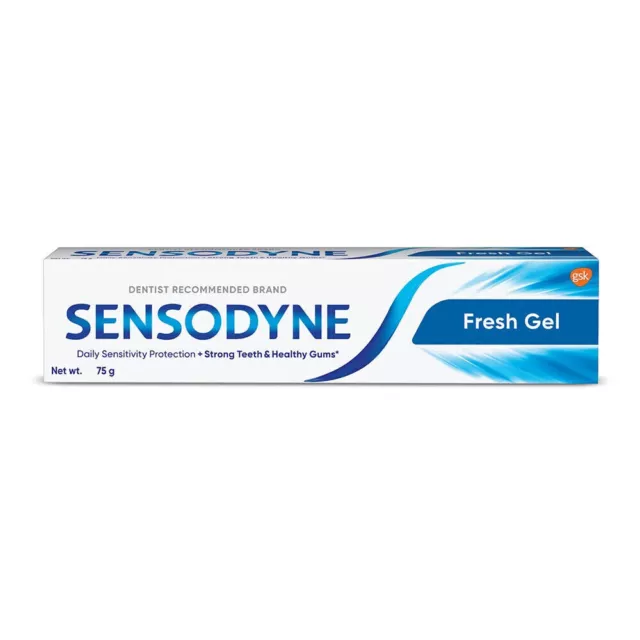 @ Sensodyne Dentifrice Frais Gel Sensible Pour Daily Sensibilité Protection 75 G