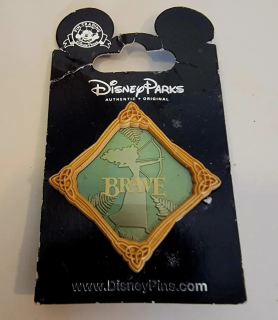 Disney Pin Merida Brave Stained Glass Logo 2014 Pin 108606 New