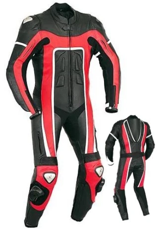 Mens A Grade Leather Motorcycle 1PC Suit Motorbike Rider Racing Armour Sports AB