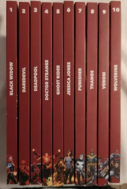 Lot de BD: Collection complète de 10 MARVEL DARK (Deadpool; Doctor Strange...)