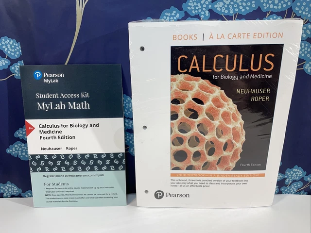 Calculus For Biology And Medicine 4th Edition + MyLab Math Online Access Card