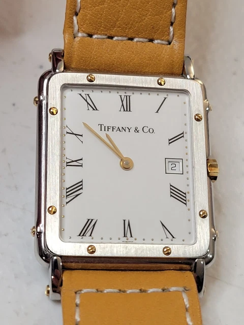 JAEGER LECOULTRE PELLE Bracciale Chiusur a Fibbia Acciaio Inox 16MM 18K Oro Rosa EUR 832,97