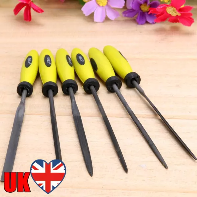3/4/5mm Diamond Needle File Set High Hardness Fine File Tools for Models Jewelry