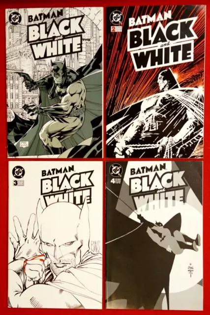 Batman: Black & White Vol 1-4 ~ Dc Comics *4 Book Complete Set*